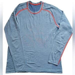 LULULEMON \ Metal Vent Tech LS / L / Heather Rugged Blue